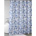 Купить Штора 180х180 для ванной TRIANGULAR SCRAWL (blue) ch-21260/0 в Десногорске в Интернет-магазине Remont Doma