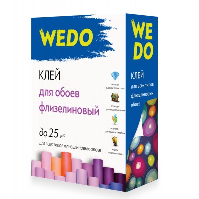 Клей для обоев WEDO 150г флизелиновый