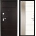 Дверь металлическая Дипломат Роял Вуд черный/Роял Вуд белый 960*2050 правая купить в Десногорске