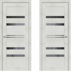 Дверь экошпон ЭКО Порта-30 ПО-800 Bianco Veralinga Mirox Grey