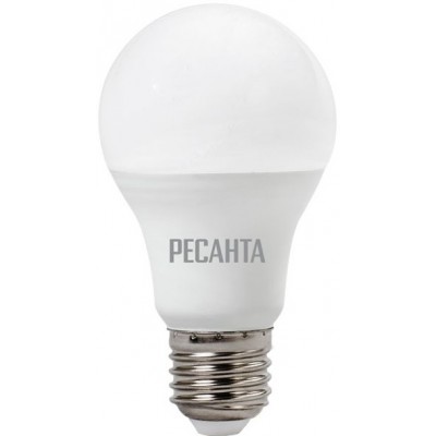 Лампа светодиодная LL-R-A60-13W-230-4K-E27 (груша, 13Вт, нейтральный свет Е27) Ресанта