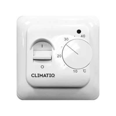 Базовый терморегулятор CLIMATIQ BT (белый) механическое управление