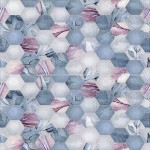 Плитка облицовочная Ницца цветы рельеф 250х500 мм