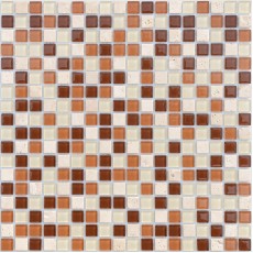 Мозаика из стекла и натурального камня Baltica 15*15*4  (305*305) мм