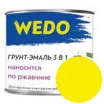 Грунт-эмаль 3в1 Wedo жёлтый 1.8 кг