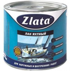 Лак яхтный матовый 0,8 л "Zlata"