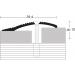 Купить Порог С4 39,4мм алюминиевый разноуровневый декор Дуб светлый длина 0,9м в Десногорске в Интернет-магазине Remont Doma