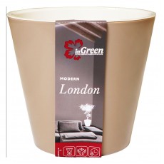 Горшок для цветов London 230 мм, 5л молочный шоколад