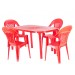 Кресло пластиковое "Фламинго" красное - купить по низкой цене | Remont Doma