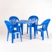 Купить Кресло пластиковое "Фламинго" синее  в Десногорске в Интернет-магазине Remont Doma