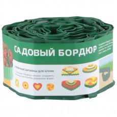 Лента для газонов БОРДЮР, 20 см-9 м (зеленый)