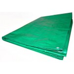 Тент из полиэтиленовой ткани зеленый ТЗ-120 5м*6м