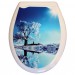 Сиденье жесткое с рисунком "Белое дерево" 1/10 — купить в Десногорске: цена за штуку, характеристики, фото