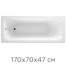 Акриловая ванна Strict 1700*700 мм
