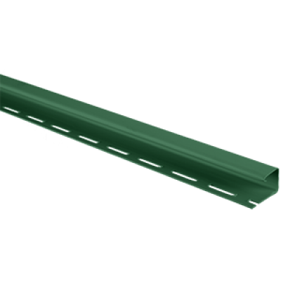 Планка J-trim "Альта" Форест (зеленый) 3,00м (Т-15) /40